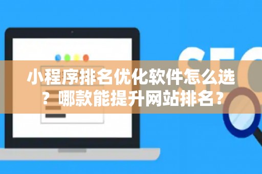 小程序排名优化软件怎么选？哪款能提升网站排名？